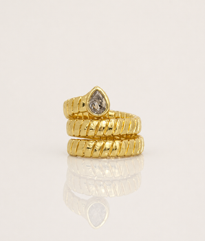 Teardrop Cascade Ring
