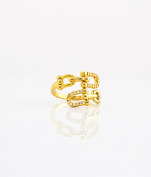 Lustrous Link Ring