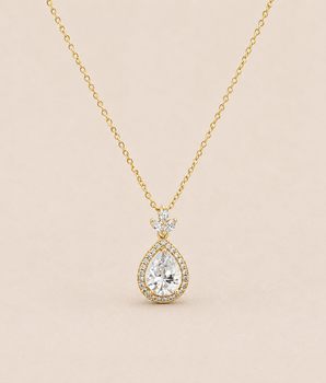 Crystal Teardrop Pendant