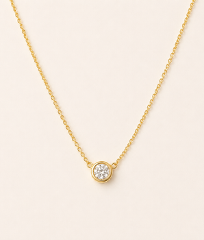 Rounded Crystal Necklace