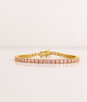 Blush Tennis Bracelet